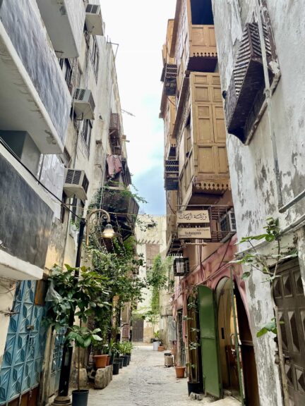 Winding warren of streets in Al-Balad