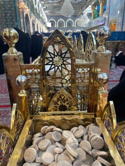 Turbahs Al Abbas shrine Karbala iraq