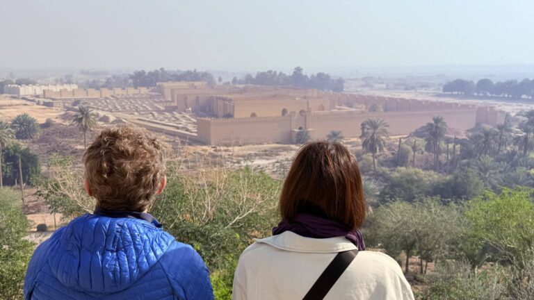 The view Saddam Hussein must have been going for