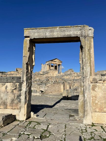 Roman ruins at Dougga