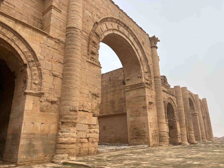 Hatra's massive walls and archways