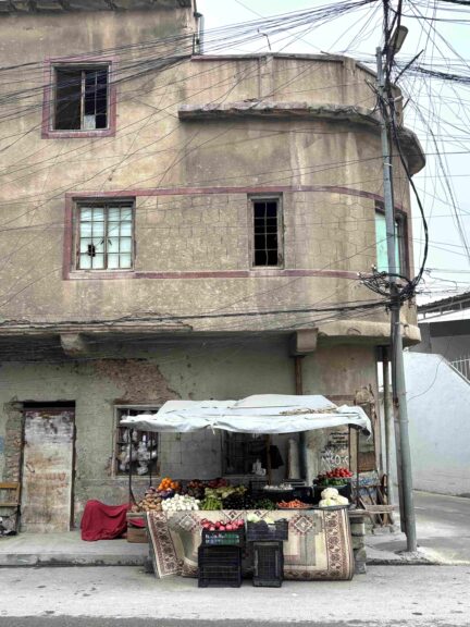 A little fruit stand and a splash of colour, Mosul