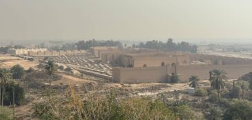 Overlooking Babylon from the palace above