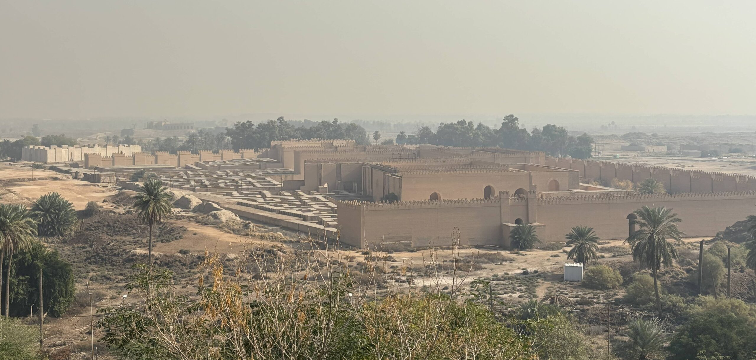 Overlooking Babylon from the palace above