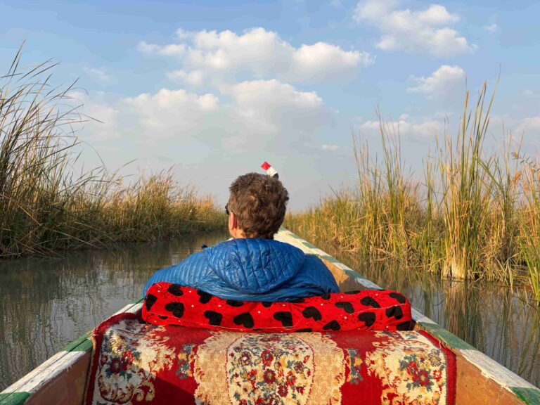 Drifting along in the marshes