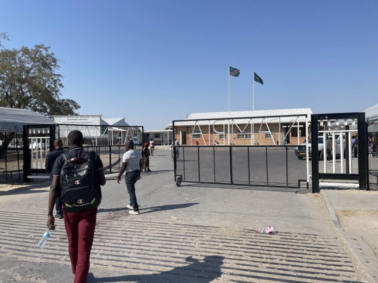 The next morning we made it all the way through to the gate, since there was no drunk soldier stopping us