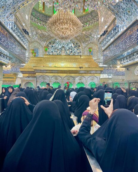Tomb queue Karbala Shrine Iraq