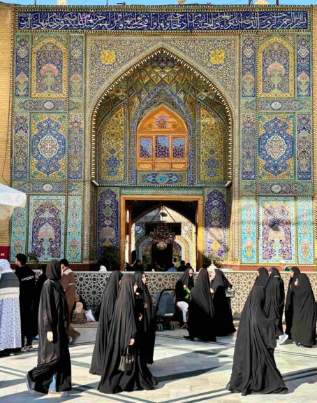 Iman Ali Shrine entrance Najaf Iraq