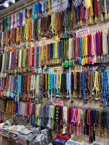 Prayer beads in the bazaar, Najaf Iraq