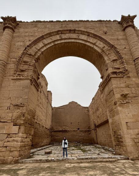 Hatra's massive walls and archways