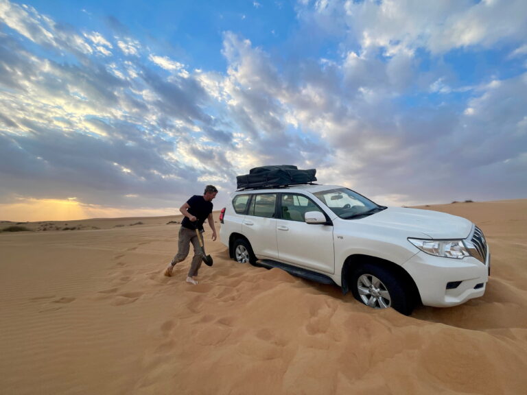 A bit of only slightly frantic digging