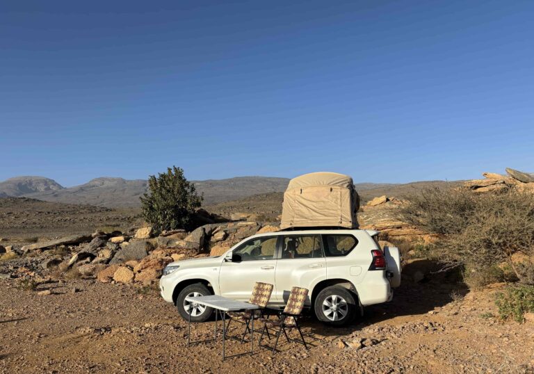 A quiet (and stony) campsite