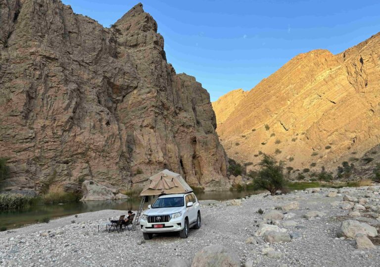 And another favourite, in Wadi Al Arbeieen. Just park the car and make yourself at home